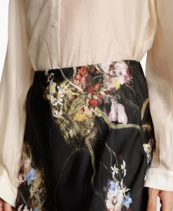 Munthe Midi Rok Carson Off White*Dames Rokken