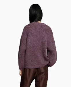 Munthe Pullover 233-1670-23379 Paars*Dames Truien