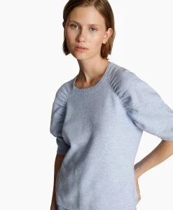 Munthe Pullover Manya Licht Blauw*Dames Truien
