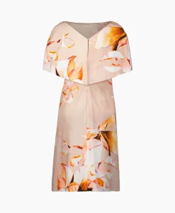 Natan Midi Jurk Angela-Ncec07 Zalm*Dames Jurken