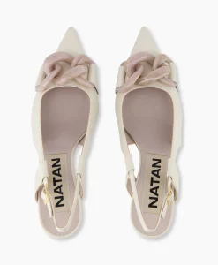 Natan Schoenen Pump Nappa C735 + Fb. Lartigiana Tm24174/V1 Nudeecru*Dames Pumps