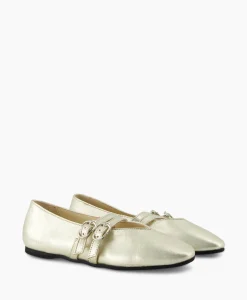 Nubikk Ballerina Gisele Grace Goud*Dames Instappers
