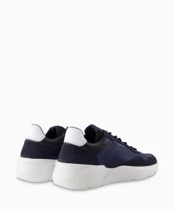 Nubikk Sneaker Roque Road Curl Donker Blauw*Heren Sneakers