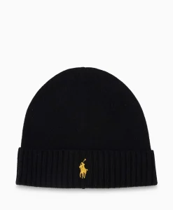Ralph Lauren Muts Cold Weather Zwart Dessin*Heren Mutsen