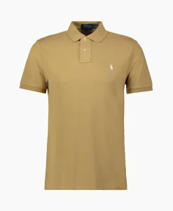 Ralph Lauren Polo Short Sleeve-Knit Bruin*Heren Polo's