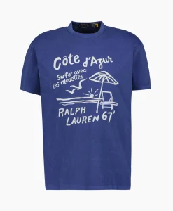 Ralph Lauren T-Shirt Korte Mouw Short Sleeve Cote D'Azur Petrol*Heren T-Shirts