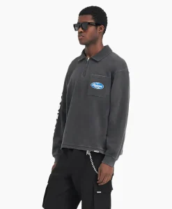 Represent Pullover Classic Part Quarter Zip Zwart*Heren Truien