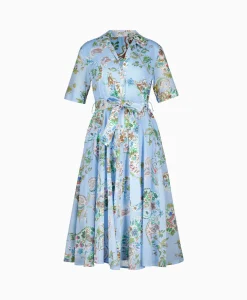 Riani Jurk 346690-4129 Blauw Dessin*Dames Jurken