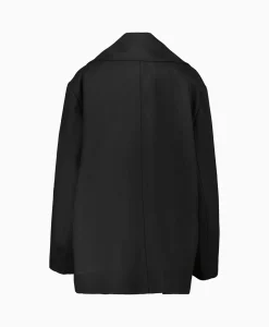 Róhe Rohe Mantel Wool Tailoring Scarf Zwart*Dames Jassen