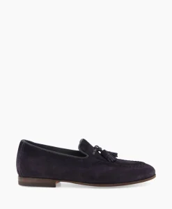 Santoni Loafer Doodling-Rvr Donker Blauw*Heren Instappers