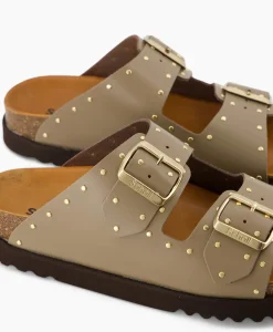 Scholl Iconic Sandaal F306131062 Taupe*Dames Sandalen