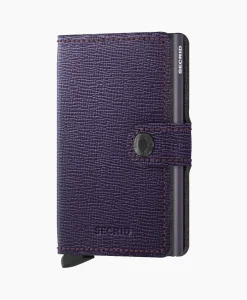 Secrid Portemonnee Miniwallet Crisple Midden Paars*Dames Portemonnees