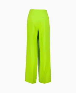 Selected Femme Pantalon Tinni Mw Wide Pant N Noos Groen*Dames Broeken