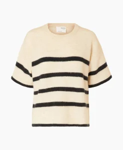 Selected Femme Pullover Maline-Liliana 2/4 Knit O-Neck N Diverse*Dames Truien