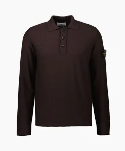 Stone Island Polo 535B9 Bordeaux*Heren Polo's