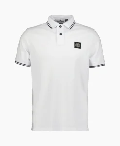 Stone Island Polo 2Sc18 Wit*Heren Polo's