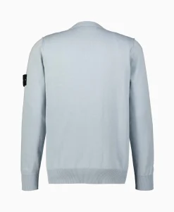 Stone Island Pullover 540B2 Licht Blauw*Heren Truien