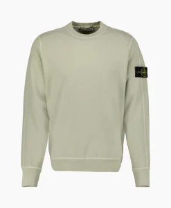 Stone Island Sweater 66060 Midden Groen*Heren Truien