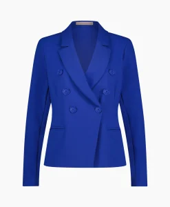Studio Anneloes Blazer Imari Bonded Blauw*Dames Blazers
