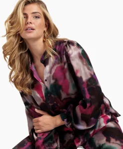 Studio Anneloes Blouse Fawn Fading Satin Pink*Dames Blouses