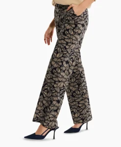 Studio Anneloes Broek Marilon Flower Trousers Zand*Dames Broeken