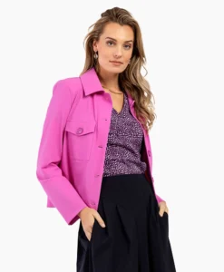 Studio Anneloes Jack Claire Bonded Jacket Lila*Dames Jassen