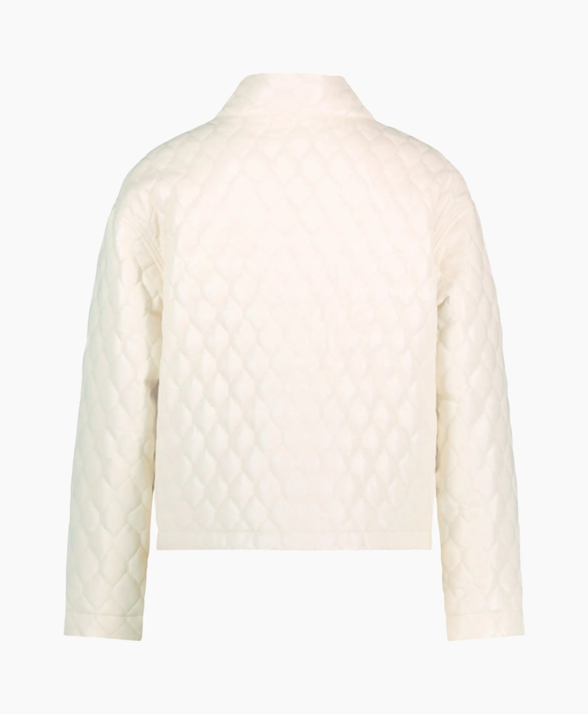 Studio Anneloes Jack James Quilted Leather Jacket Off White*Dames Jassen