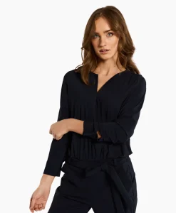 Studio Anneloes Jumpsuit Kimmy Flair Donker Blauw*Dames Jumpsuits