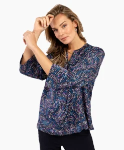 Studio Anneloes Top Arletta Satin Brench Combo L*Dames T-Shirts & Tops