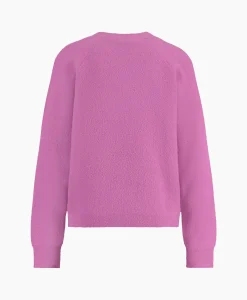 Studio Anneloes Vest Olivian Soft Cardigan Lila*Dames Vesten