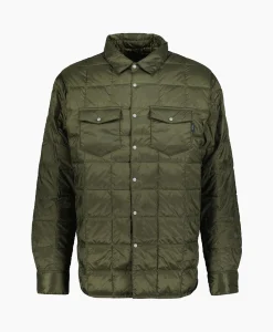 Taion Jack W-Pocket Down Shirts Donker Groen*Heren Jassen