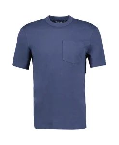 Tenue. T-Shirt Korte Mouw John Blauw*Heren T-Shirts