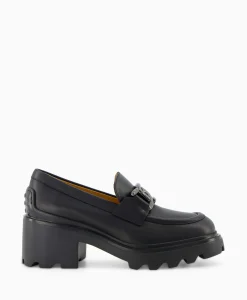 Tod's Tod's Tod's Loafer Gomma Carro Zwart*Dames Instappers