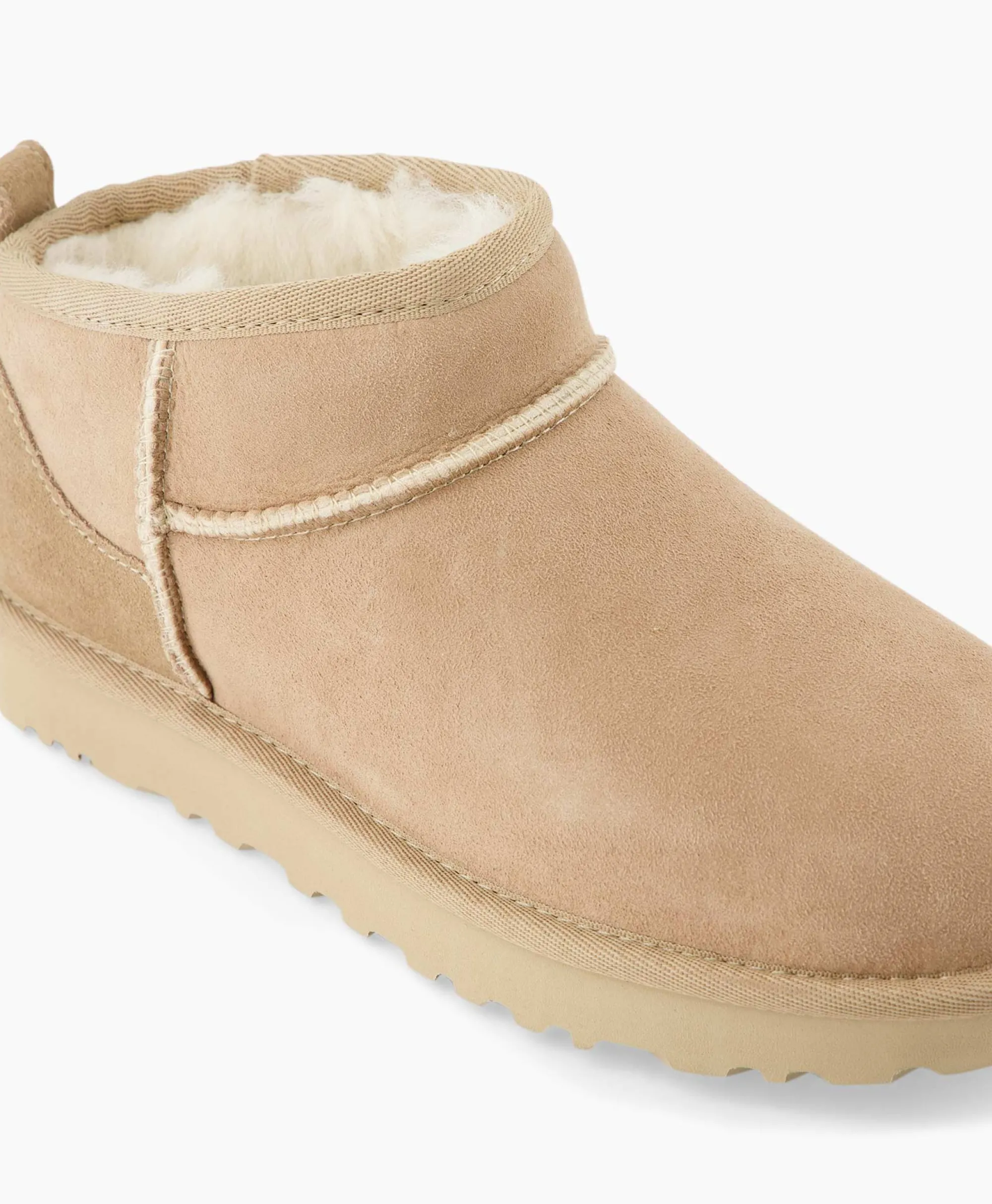 Ugg Enkellaars Winterboot Classic Ultra Mini Zand*Dames Laarzen