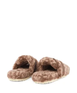 Ugg Pantoffel M Fluff It Pop Bruin*Dames Pantoffels