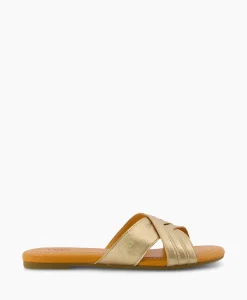 Ugg Sandaal Zonder Hak W Kenleigh Slide Goud*Dames Sandalen