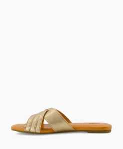 Ugg Sandaal Zonder Hak W Kenleigh Slide Goud*Dames Sandalen