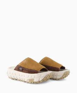 Ugg Sandaal Zonder Hak W Venture Daze Slide Licht Bruin*Dames Sandalen