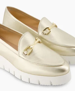 Unisa Loafer Famo_Lmt Goud*Dames Instappers