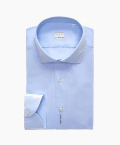 Xacus Active Shirt Licht Blauw*Heren Overhemden