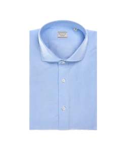 Xacus Tailor Fit Oxford Shirt Licht Blauw*Heren Overhemden