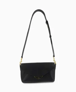 Zadig & Voltaire Zadig & Voltaire Crossbody Tas Borderline Daily Grained Leath Zwart*Dames Tassen